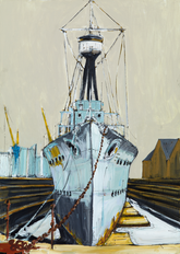 Print - Belfast HMS Caroline